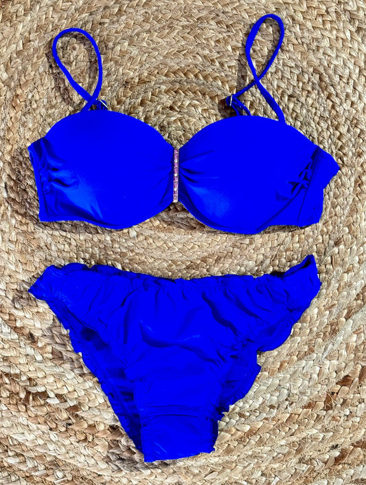 Blue Bikini - Plus Size